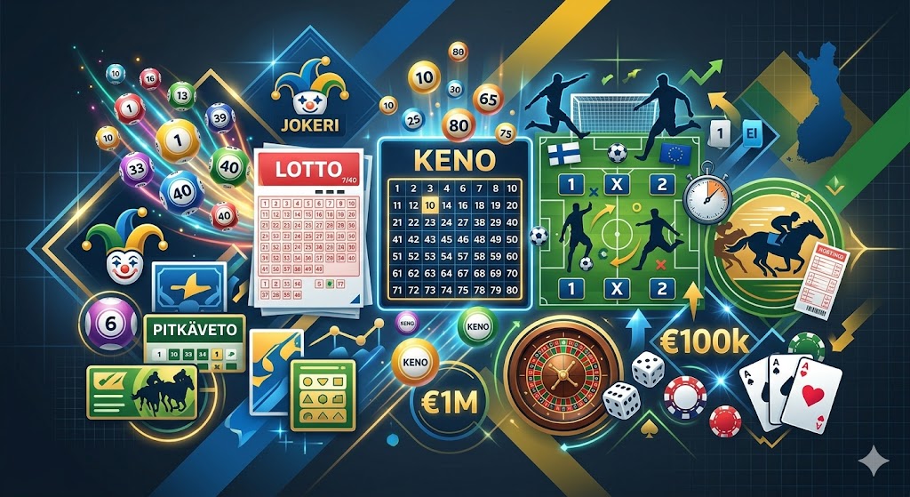 Veikkaus pelit lotto keno, pitkäveto ja muut -Kattava opas suomalaiseen rahapelaamiseen